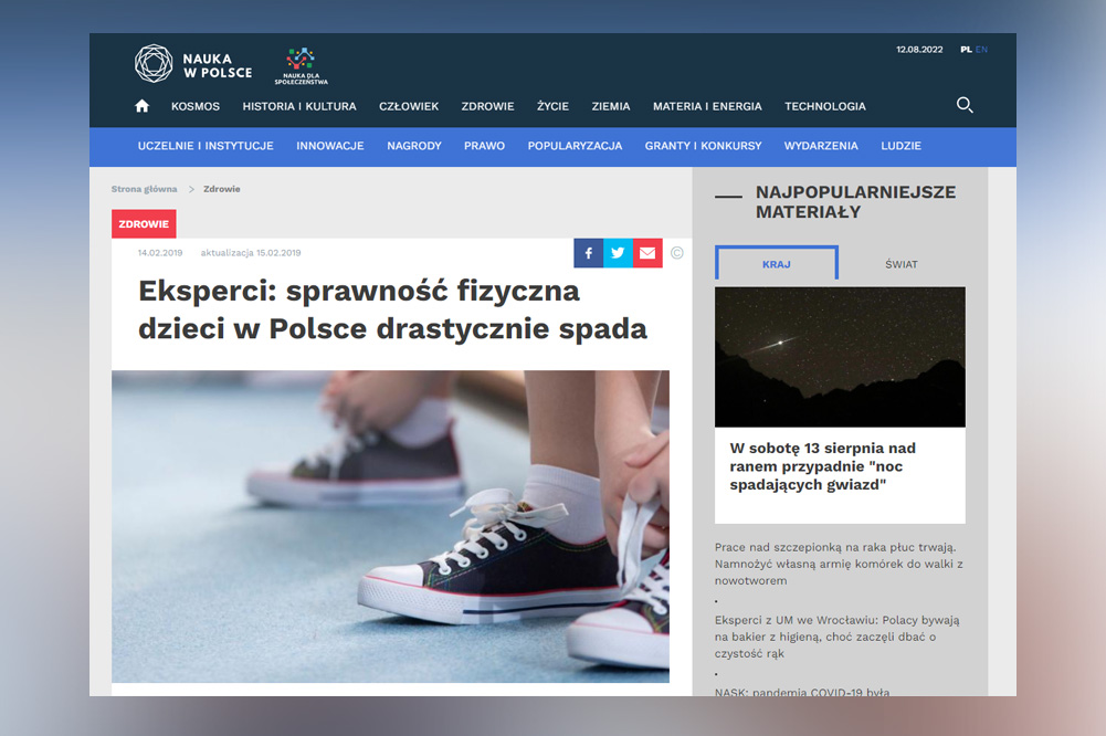 v4Sport Media nauka w Polsce